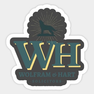 Wolfram & Hart Solicitors Sticker